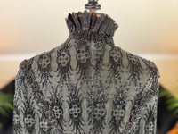 Antiker viktorianischer Dolman mit Perlenbesatz, ca. 1884