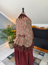 Antiker viktorianischer Paisley-Dolman, ca. 1880