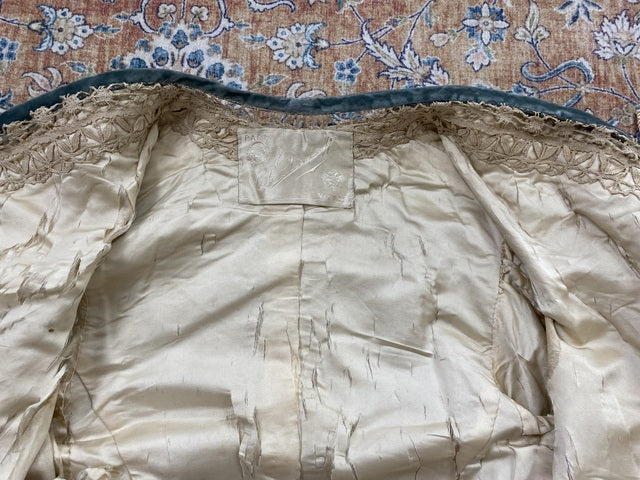 DRECOLL Gehrock, Paris & Wien, ca. 1910 – Antike Couture-Seidenjacke