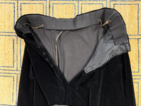 LINKER & Cie. Antikes schwarzes Samt-Gehkleid, Paris, ca. 1910