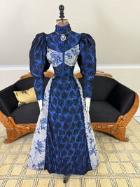 Antikes Empfangskleid, England, ca. 1896