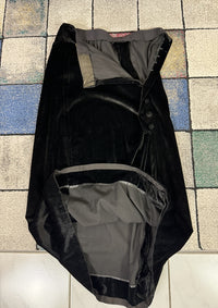 Antikes Gehkleid aus der Titanic-Ära, ca. 1912 – dreiteiliges Ensemble aus Samt