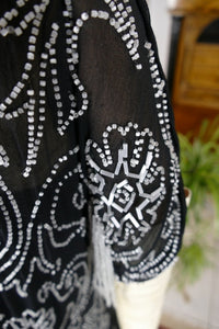Besticktes Flapper-Kleid, Frankreich, ca. 1925