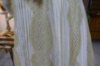 Antikes edwardianisches Kleid von 1901 – MACHARET New York & Paris Zweiteiliges Ensemble aus Seide und Spitze