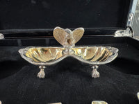 SY & Wagner Silver Salt Cellars – Prince Wilhelm, Emperor Wilhelm II, ca. 1880