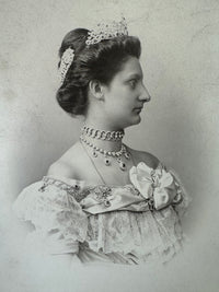 ROYAL Antikes Paar Spitzen-Taschentücher mit Toskana-Württemberg Doppelwappen aus der Aussteuer von Erzherzogin Maria Immakulata, um 1900