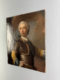Höfisches Rokoko-Porträt eines Wiener Paares, ca. 1760 – Österreichische Adelsmalerei des 18. Jahrhunderts