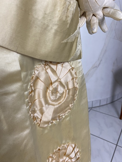 AM VAIL Brautkleid, Amerika, ca. 1879
