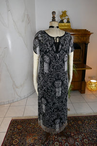 Besticktes Flapper-Kleid, Frankreich, ca. 1925