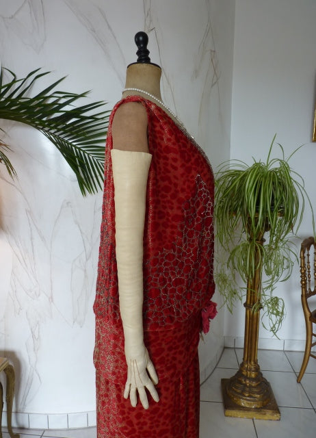 1926 House of Worth evening dress 