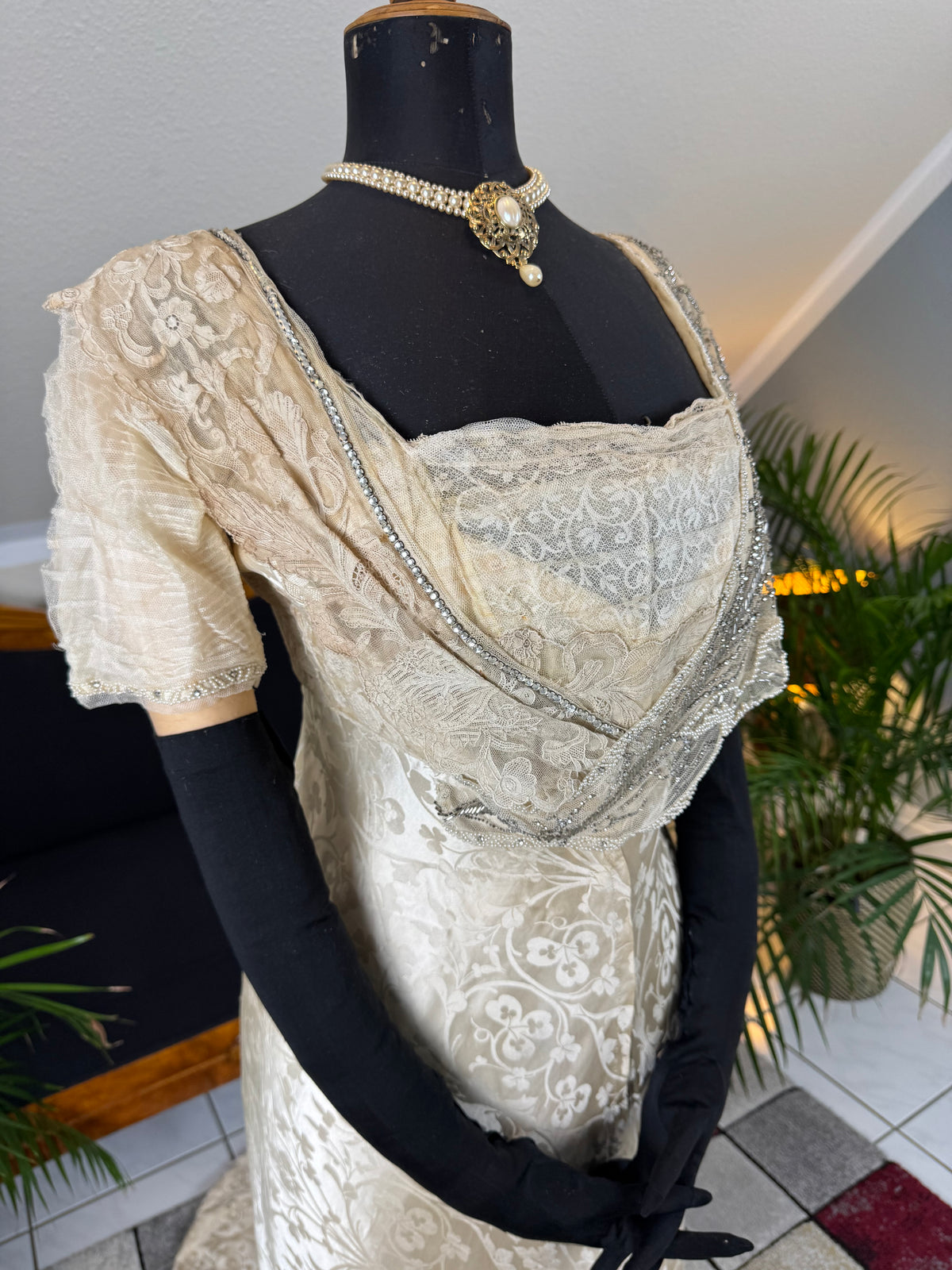 Antique 1911 Wedding & Reception Ensemble by Reville & Rossiter London, Lady Gillman Provenance