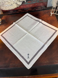 ROYAL Antiquitätensammlung von Trauer-Taschentüchern, 19 Stück mit Württemberg-Monogrammen, um 1900