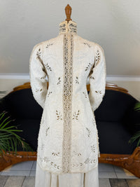 Antique Four‑Piece Edwardian Walking Dress ca. 1910 – Linen, Lace & Lady Gillman Provenance