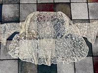 Jacke aus weißem besticktem Tüll, Edwardianisch, England, ca. 1906 – Dekoratives Überkleid
