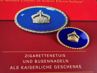 Imperial Gift Brooch with Imperial Crown of Kaiser Wilhelm II, ca. 1900