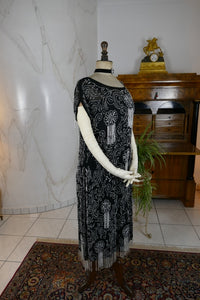 Besticktes Flapper-Kleid, Frankreich, ca. 1925