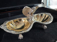 SY & Wagner Silver Salt Cellars – Prince Wilhelm, Emperor Wilhelm II, ca. 1880
