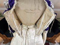 SCOTT Antikes Abendkleid aus Seide, Liverpool, ca. 1890