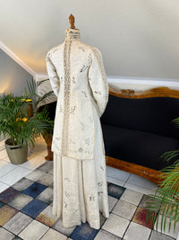 Antique Four‑Piece Edwardian Walking Dress ca. 1910 – Linen, Lace & Lady Gillman Provenance