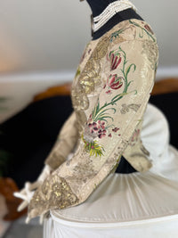 Seltenes Rokoko-Mieder, ca. 1765 – handgenähtes französisches Kleidungsstück aus dem 18. Jahrhundert