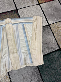 Vintage Cream Silk Corset, English Manufactory, 18th‑Century Style