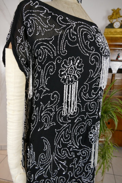 Besticktes Flapper-Kleid, Frankreich, ca. 1925