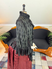 Antiker viktorianischer Dolman mit Perlenbesatz, ca. 1884