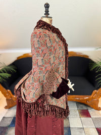 Antiker viktorianischer Paisley-Dolman, ca. 1880