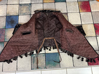 Antiker viktorianischer Dolman aus Samt, ca. 1880