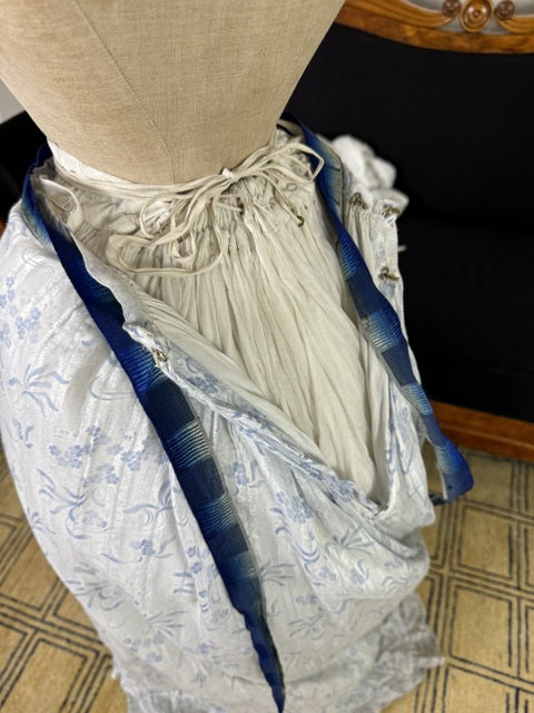 Antikes zweiteiliges Edwardianisches Sommerkleid, ca. 1903