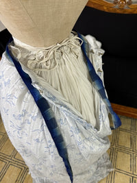 Antikes zweiteiliges Edwardianisches Sommerkleid, ca. 1903