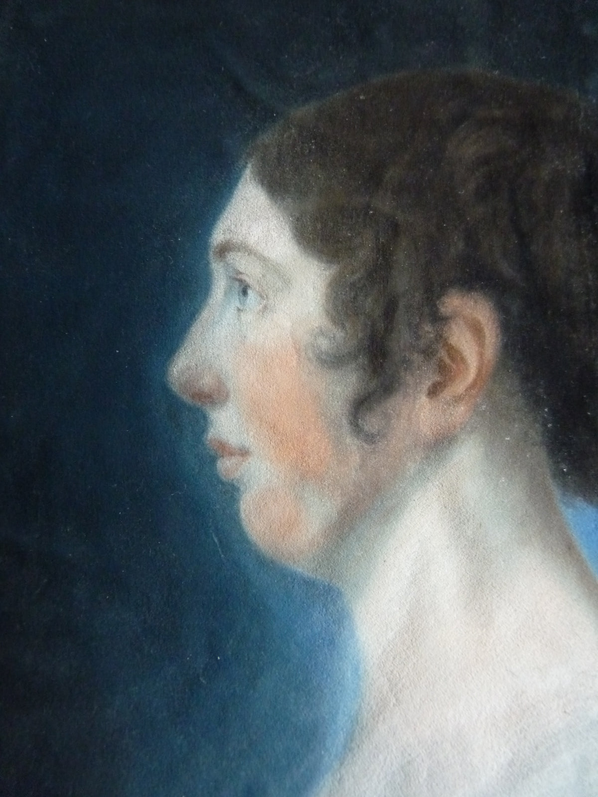 Paar Empire-Pastellporträts, 1813 – L.H. Hessel, Nürnberg, Kunst des frühen 19. Jahrhunderts
