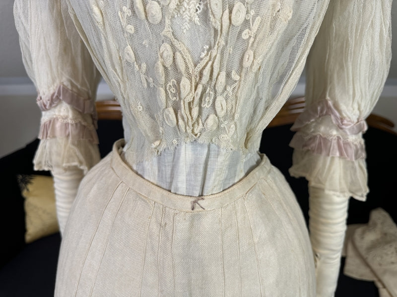 Leinen-Spazierkleid, Amerika, ca. 1904