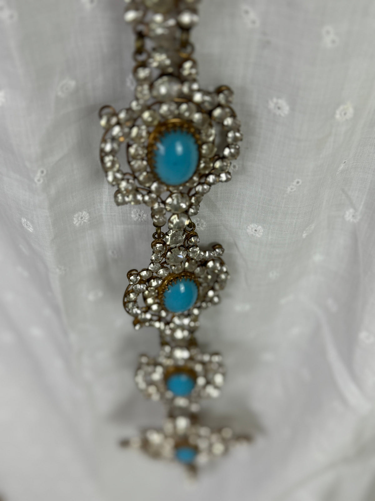 Antiker Strass-Theatergürtel, Deutschland, ca. 1890-1910