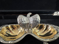 SY & Wagner Silver Salt Cellars – Prince Wilhelm, Emperor Wilhelm II, ca. 1880