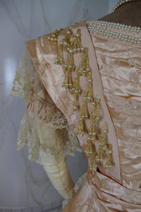 LARUE Ballkleid, Bordeaux-Biarritz, ca. 1898
