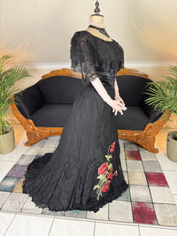 RA HIGGINS "Mohnblumenkleid", Pittsburgh, ca. 1896