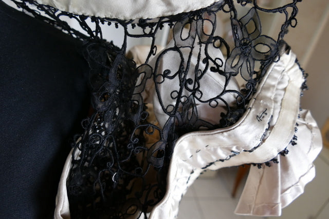 Victorianisches Abendkleid, ca. 1893 – Originaler Antik-Abendkleid aus den 1890er Jahren
