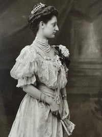 ROYAL Antikes Paar Spitzen-Taschentücher mit Toskana-Württemberg Doppelwappen aus der Aussteuer von Erzherzogin Maria Immakulata, um 1900