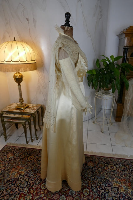 HUGHES &amp; STARNES Brautkleid, ca. 1915