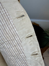 Georgian Cream Silk Embroidered Waistcoat, England ca. 1790 – Vibrant Antique Menswear
