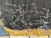 Antikes edwardianisches Abendkleid ca. 1906 – Seide, Spitze, Tüll & Brokat aus England