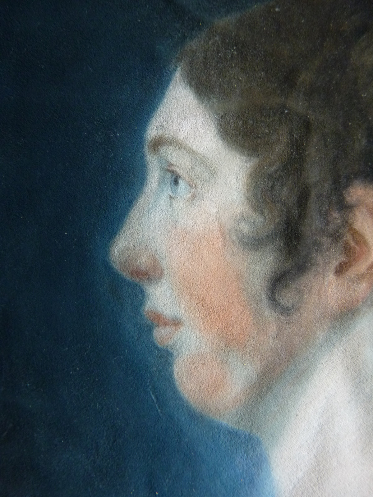 Paar Empire-Pastellporträts, 1813 – L.H. Hessel, Nürnberg, Kunst des frühen 19. Jahrhunderts