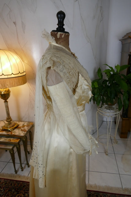 HUGHES &amp; STARNES Brautkleid, ca. 1915