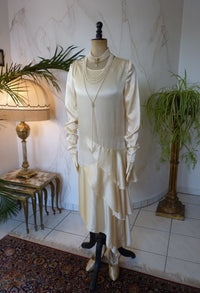 Art Deco bridal gown, America, ca. 1925