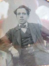 Ambrotypie, Eleganter Mann, ca. 1860