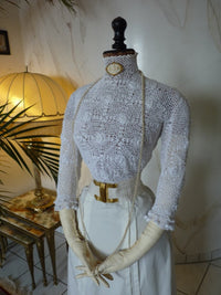 Gehäkelte Bluse, ca. 1909