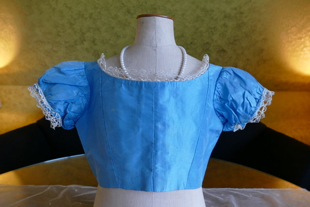 Mieder-Reifrockkleid, 1850er Jahre