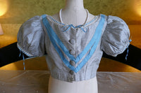 Mieder-Reifrockkleid, 1850er Jahre