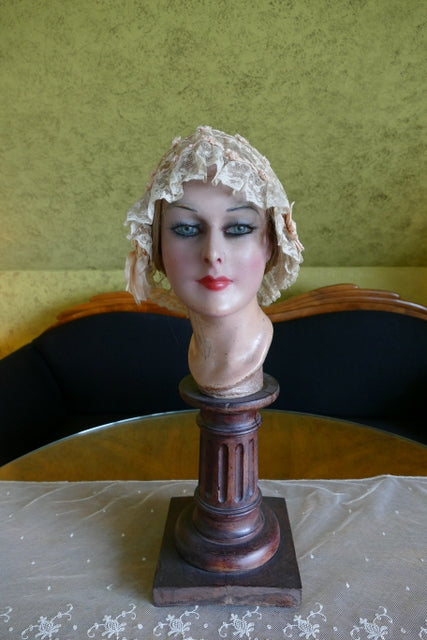 Boudoir-Haube, England, 1920er Jahre